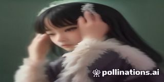法式复古连衣裙搭配贝雷帽的性感美女在巴黎风情街道上漫步，优雅复古气息浓厚